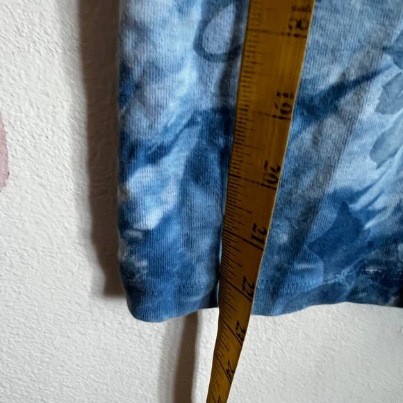 Blue Hawaiian‎ Floral Top Y2K Coconut Girl Vintage Inspired 2000s Large - Picture 5 of 6